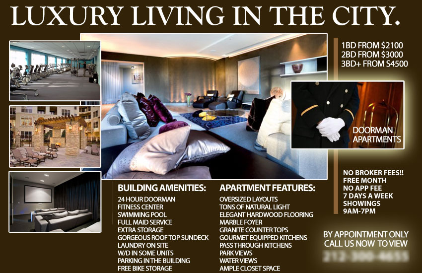 Luxury City Apartment Rentals